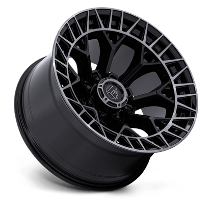 Fuel 1PC | FC873 CHARGER | 22.0x12.00 | 8X180 | -44 | GLOSS BLACK BRUSHED DARK TINT