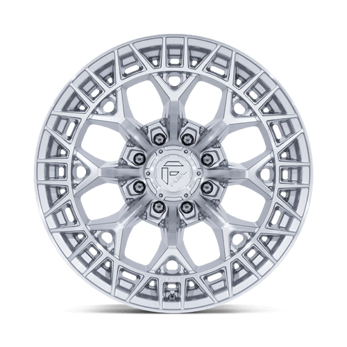 Fuel 1PC | FC873 CHARGER | 20.0x10.00 | 8X165.1 | -18 | GLOSS SILVER W/ MACHINED FACE