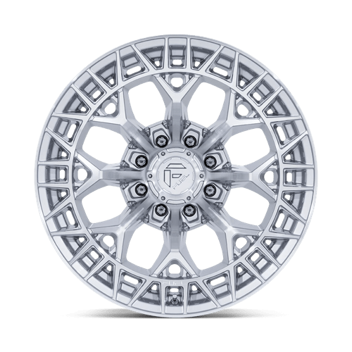 Fuel 1PC | FC873 CHARGER | 20.0x9.00 | 8X165.1 | 1 | GLOSS SILVER W/ MACHINED FACE