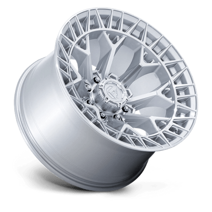Fuel 1PC | FC873 CHARGER | 22.0x12.00 | 8X165.1 | -44 | GLOSS SILVER W/ MACHINED FACE
