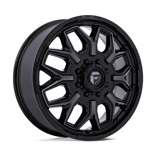 Fuel 1PC | D875 FLUX DUALLY | 20.0x8.25 | 8X170 | 104 | GLOSS BLACK BRUSH FC GRAY DDDT