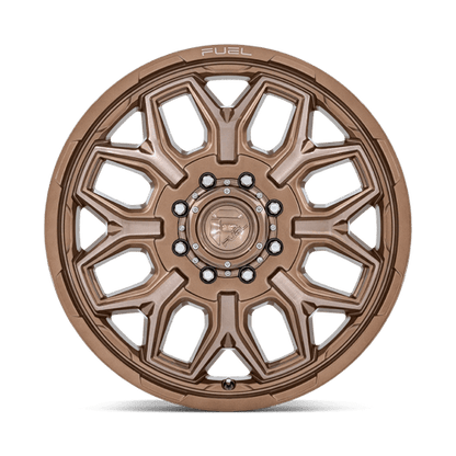 Fuel 1PC | D876 FLUX DUALLY | 20.0x8.25 | 8X210 | 104 | PLATINUM BRONZE