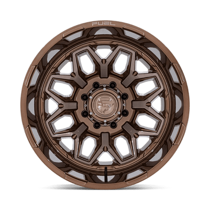Fuel 1PC | D876 FLUX DUALLY | 20.0x8.25 | 8X170 | -201 | PLATINUM BRONZE