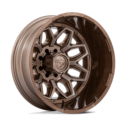 Fuel 1PC | D876 FLUX DUALLY | 20.0x8.25 | 8X165.1 | -265 | PLATINUM BRONZE