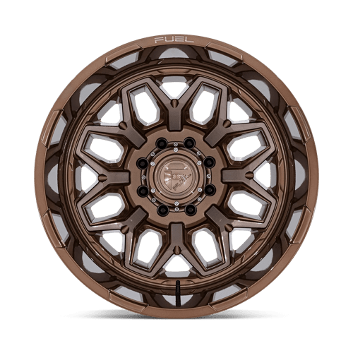 Fuel 1PC | D876 FLUX DUALLY | 20.0x8.25 | 8X165.1 | -265 | PLATINUM BRONZE