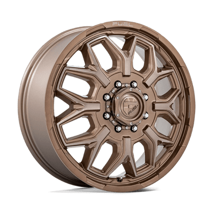Fuel 1PC | D876 FLUX DUALLY | 22.0x8.25 | 8X200 | 104 | PLATINUM BRONZE