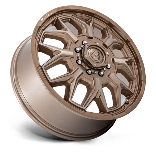 Fuel 1PC | D876 FLUX DUALLY | 22.0x8.25 | 8X210 | 104 | PLATINUM BRONZE