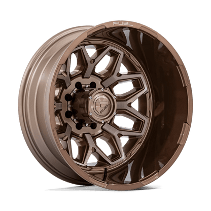 Fuel 1PC | D876 FLUX DUALLY | 22.0x8.25 | 8X200 | -201 | PLATINUM BRONZE