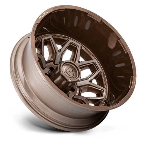 Fuel 1PC | D876 FLUX DUALLY | 22.0x8.25 | 8X165.1 | -240 | PLATINUM BRONZE