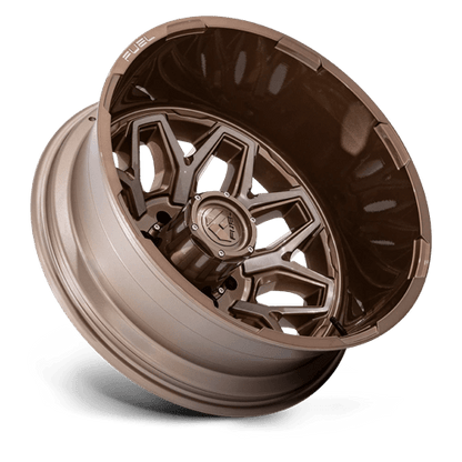 Fuel 1PC | D876 FLUX DUALLY | 22.0x8.25 | 8X210 | -246 | PLATINUM BRONZE