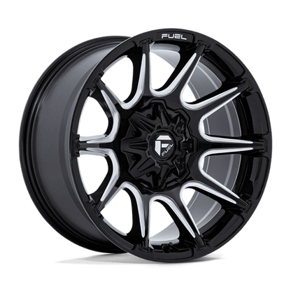 Fuel 1PC | FC880 SUPER C | 20.0x10.00 | 8X170 | -18 | GLOSS BLACK MILLED