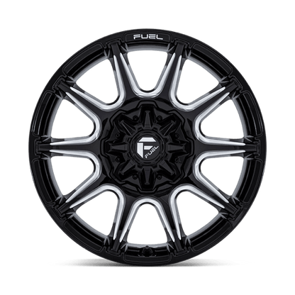 Fuel 1PC | FC880 SUPER C | 22.0x12.00 | 5X127/5X139.7 | -44 | GLOSS BLACK MILLED