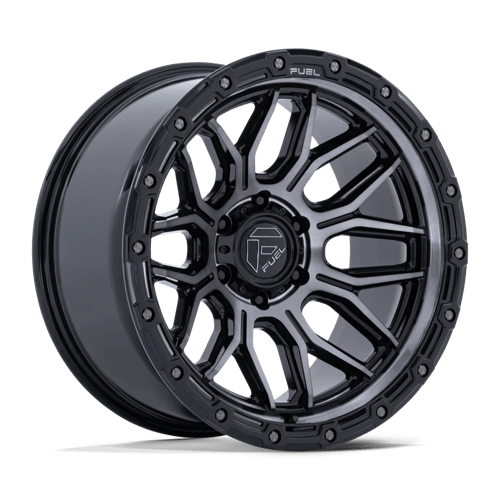Fuel 1PC | FC881 SURGE | 20.0x10.00 | 5X127 | -18 | GLOSS BLACK MACHINED W/ GTCC