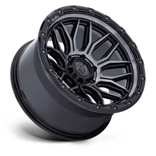 Fuel 1PC | FC881 SURGE | 20.0x9.00 | 5X127 | 20 | GLOSS BLACK MACHINED W/ GTCC