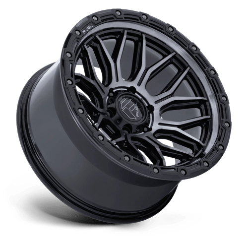 Fuel 1PC | FC881 SURGE | 20.0x9.00 | 6X139.7 | 1 | GLOSS BLACK MACHINED W/ GTCC