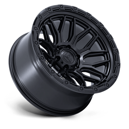 Fuel 1PC | FC881 SURGE | 17.0x9.00 | 6X139.7 | 1 | MATTE BLACK W/ GLOSS BLACK LIP