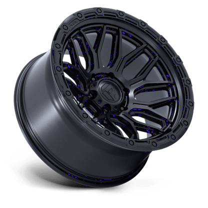 Fuel 1PC | FC881 SURGE | 20.0x9.00 | 8X170 | 1 | MATTE BLACK W/ GLOSS BLACK LIP