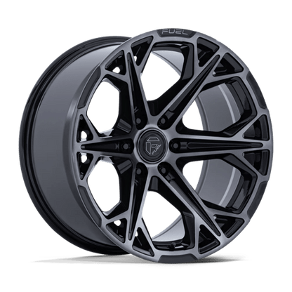 Fuel 1PC | FC886 HAMMERHEAD | 20.0x9.00 | 6X139.7 | 1 | GLOSS BLACK DARK TINTED CLEAR