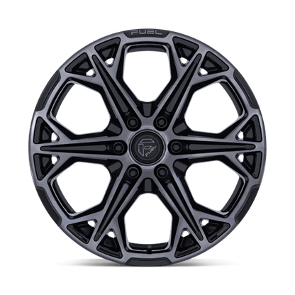 Fuel 1PC | FC886 HAMMERHEAD | 20.0x10.00 | 6X135 | -18 | GLOSS BLACK DARK TINTED CLEAR
