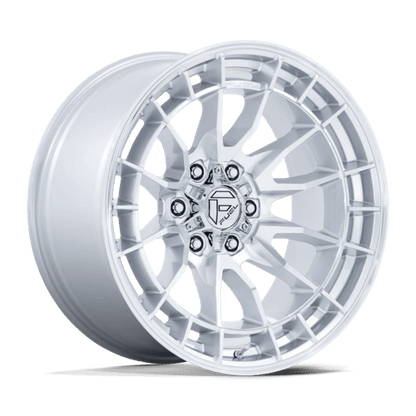 Fuel 1PC | FC888 REVOLT | 17.0x9.00 | 6X139.7 | -12 | HYPER SILVER W/ MACHINED FACE