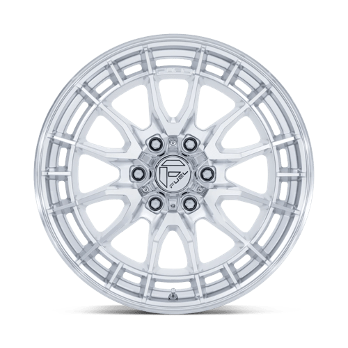 Fuel 1PC | FC888 REVOLT | 18.0x9.00 | 6X135 | 20 | HYPER SILVER W/ MACHINED FACE
