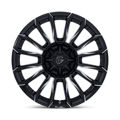 Fuel 1PC | FC889 BLADE | 22.0x10.00 | 8X170 | -18 | GLOSS BLACK MILLED