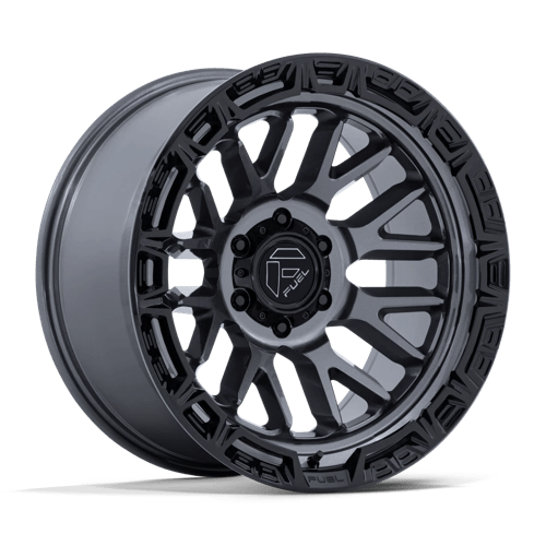 Fuel 1PC | FC890 RAIL | 20.0x9.00 | 6X139.7 | 1 | GLOSS GUNMETAL W/ G-BLK LIP