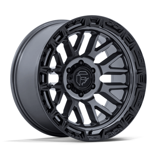 Fuel 1PC | FC890 RAIL | 17.0x9.00 | 6X135 | 1 | GLOSS GUNMETAL W/ G-BLK LIP