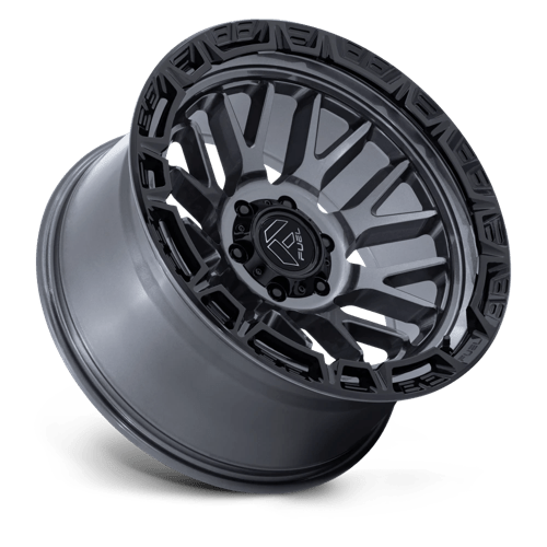 Fuel 1PC | FC890 RAIL | 20.0x9.00 | 6X135 | 1 | GLOSS GUNMETAL W/ G-BLK LIP