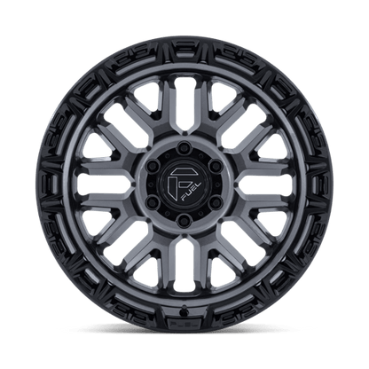 Fuel 1PC | FC890 RAIL | 20.0x10.00 | 6X135 | -18 | GLOSS GUNMETAL W/ G-BLK LIP
