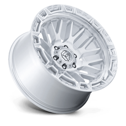 Fuel 1PC | FC890 RAIL | 20.0x10.00 | 6X139.7 | -18 | GLOSS SILVER W/ MACHINED FACE