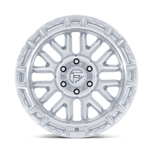 Fuel 1PC | FC890 RAIL | 17.0x9.00 | 6X135 | 1 | GLOSS SILVER W/ MACHINED FACE