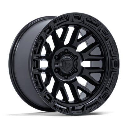 Fuel 1PC | FC890 RAIL | 20.0x9.00 | 5X127 | 1 | MATTE BLACK W/ GLOSS BLACK LIP