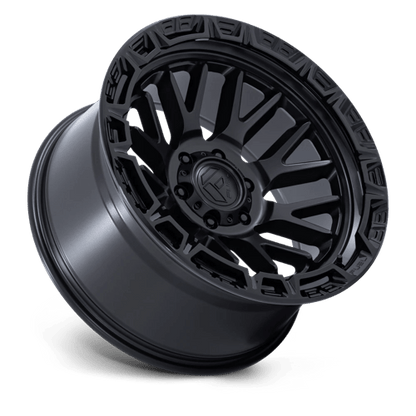 Fuel 1PC | FC890 RAIL | 17.0x9.00 | 6X139.7 | -12 | MATTE BLACK W/ GLOSS BLACK LIP