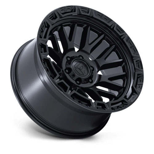Fuel 1PC | FC890 RAIL | 20.0x9.00 | 6X135 | 1 | MATTE BLACK W/ GLOSS BLACK LIP