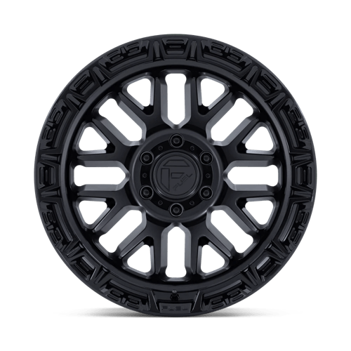Fuel 1PC | FC890 RAIL | 20.0x9.00 | 6X139.7 | 1 | MATTE BLACK W/ GLOSS BLACK LIP