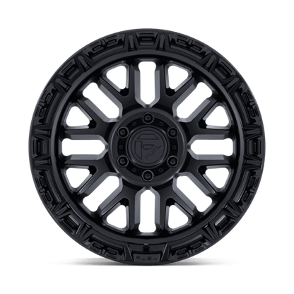 Fuel 1PC | FC890 RAIL | 20.0x9.00 | 6X139.7 | 1 | MATTE BLACK W/ GLOSS BLACK LIP