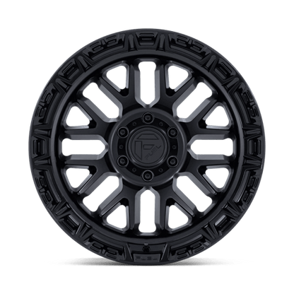 Fuel 1PC | FC890 RAIL | 20.0x9.00 | 5X127 | 1 | MATTE BLACK W/ GLOSS BLACK LIP