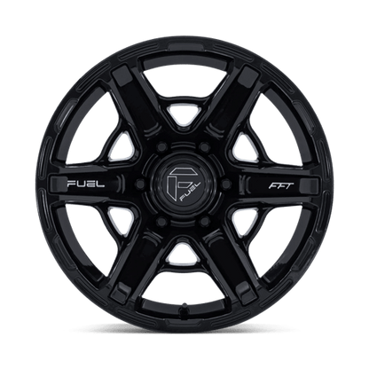 Fuel 1PC | FC892 GAMBIT | 17.0x9.00 | 6X139.7 | -12 | GLOSS BLACK