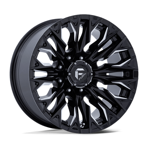 Fuel 1PC | D803 FLAME | 20.0x9.00 | 8X165.1 | 1 | GLOSS BLACK MILLED