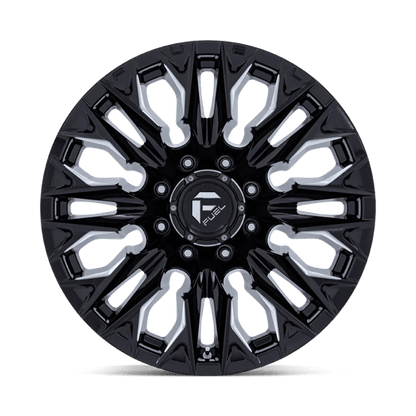Fuel 1PC | D803 FLAME | 20.0x9.00 | 8X180 | 1 | GLOSS BLACK MILLED