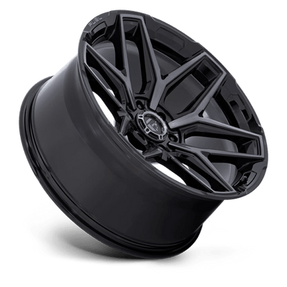 Fuel 1PC | FLUX | 17.0x9.00 | 6X139.7 | 1 | GLOSS BLACK BRUSH FC GRAY DDDT