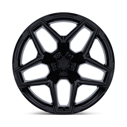 Fuel 1PC | FLUX | 22.0x10.00 | 6X139.7 | -18 | GLOSS BLACK