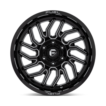 Fuel 1PC | D807 HURRICANE | 20.0x10.00 | 6X135 | -18 | GLOSS BLACK MILLED