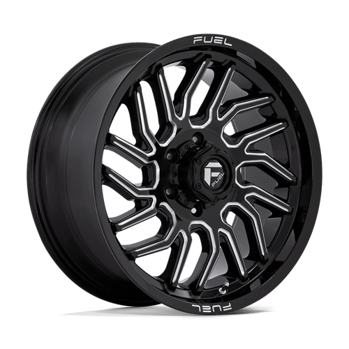 Fuel 1PC | D807 HURRICANE | 20.0x9.00 | 6X139.7 | 20 | GLOSS BLACK MILLED
