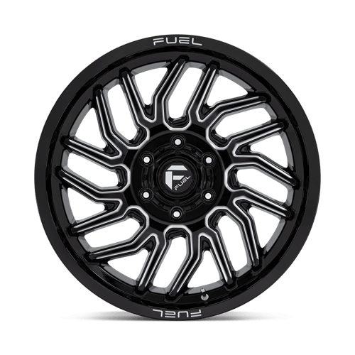 Fuel 1PC | D807 HURRICANE | 20.0x9.00 | 6X139.7 | 20 | GLOSS BLACK MILLED