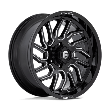 Fuel 1PC | D807 HURRICANE | 20.0x9.00 | 6X139.7 | 1 | GLOSS BLACK MILLED