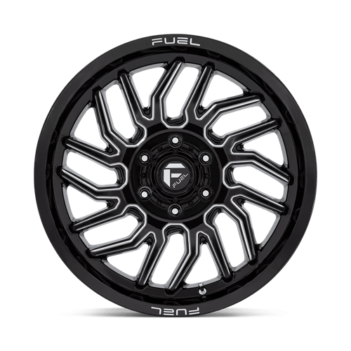 Fuel 1PC | D807 HURRICANE | 20.0x9.00 | 6X139.7 | 1 | GLOSS BLACK MILLED