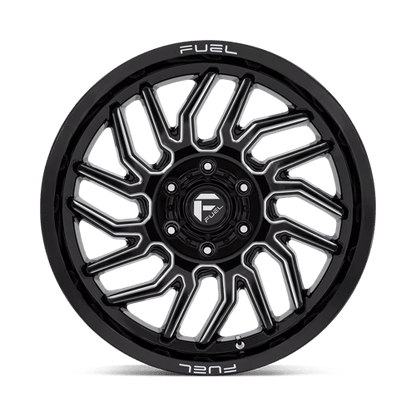 Fuel 1PC | D807 HURRICANE | 20.0x9.00 | 6X139.7 | 1 | GLOSS BLACK MILLED