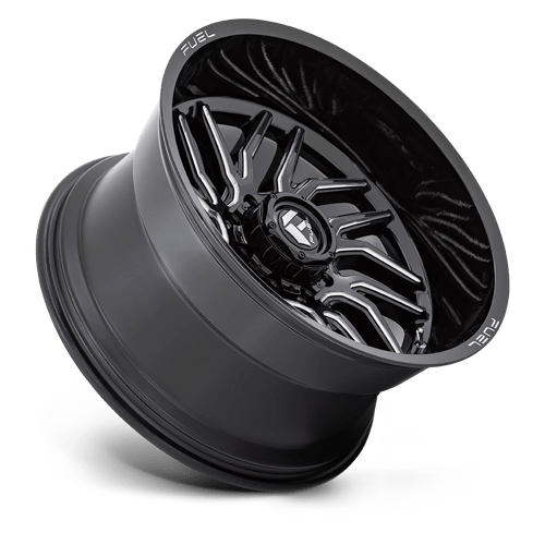 Fuel 1PC | D807 HURRICANE | 20.0x9.00 | 5X139.7 | 1 | GLOSS BLACK MILLED